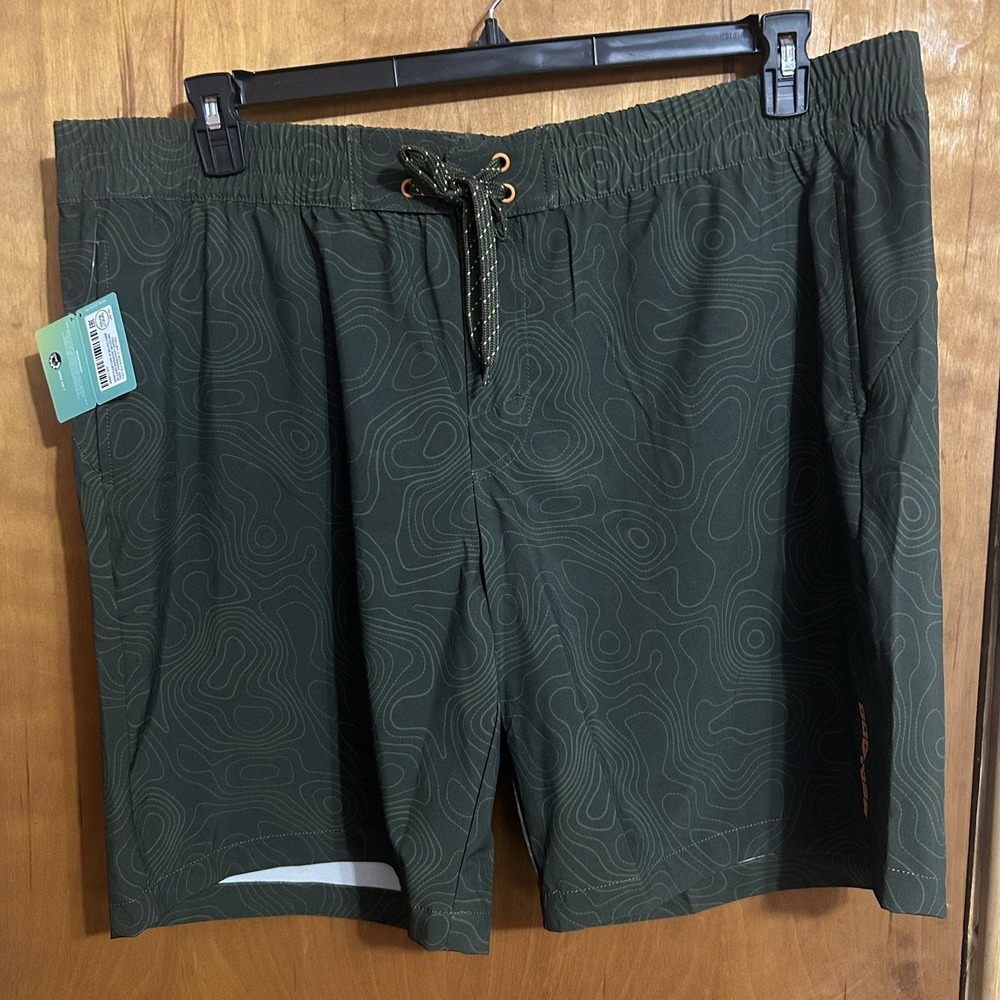 Sea-Doo Shorts Boardshorts Men's Size 2XL Green Swim Summer Surf Breathable
